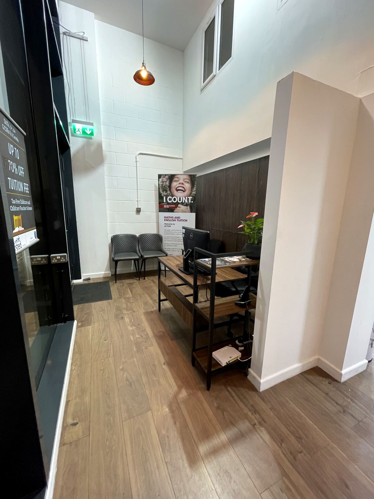 Reception and welcome area