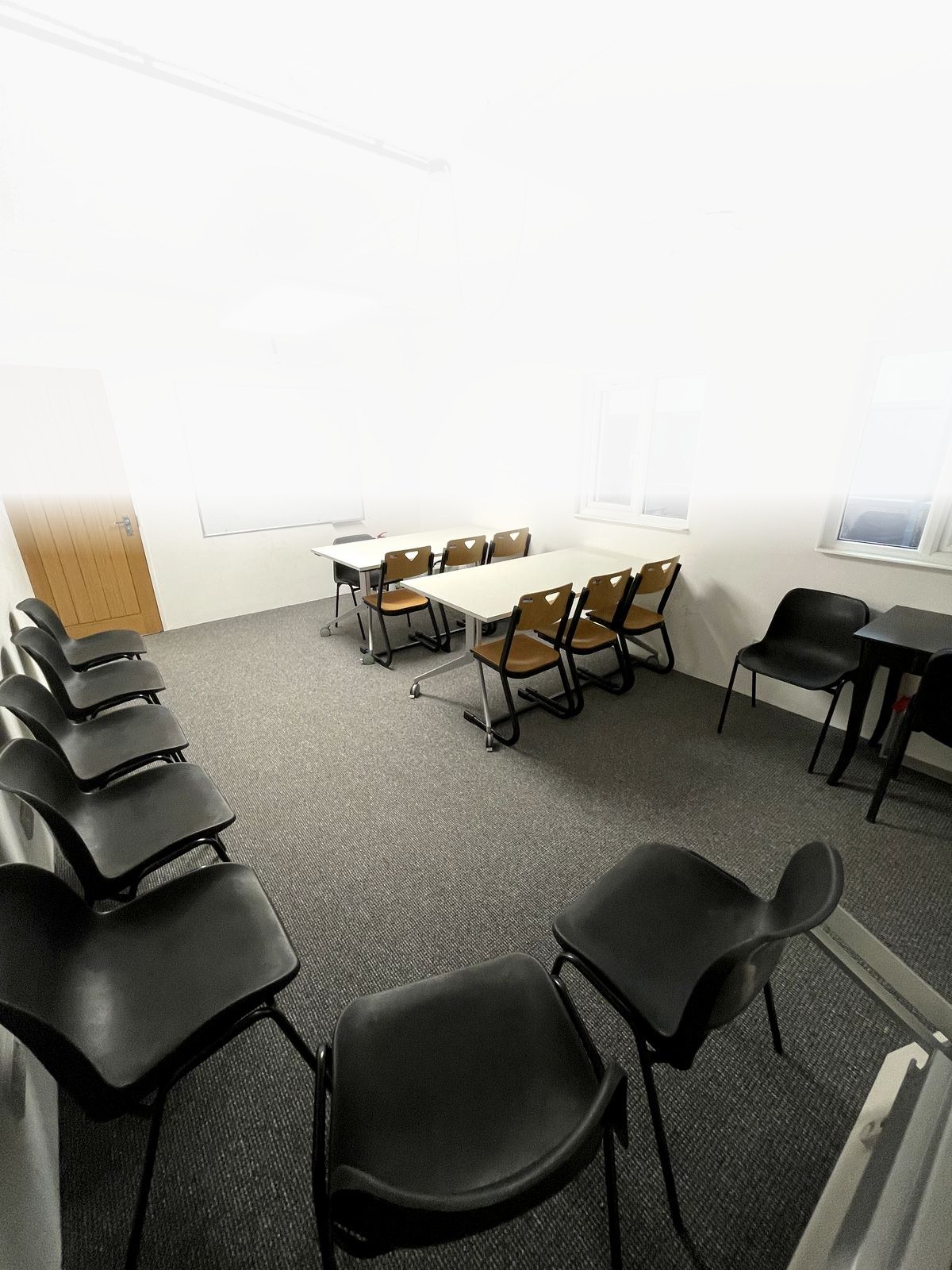 Second upstairs room set for a class